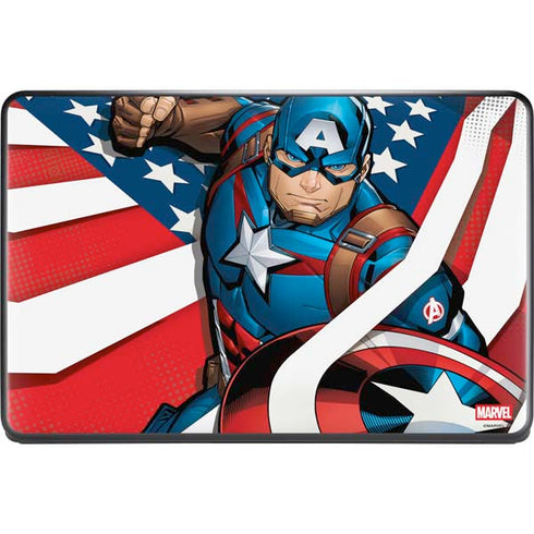 Marvel Captain America Action Pose Google Pixelbook Go Skin